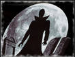 Falcos Grab, Zentralfriedhof Wien Silhouette Vampir